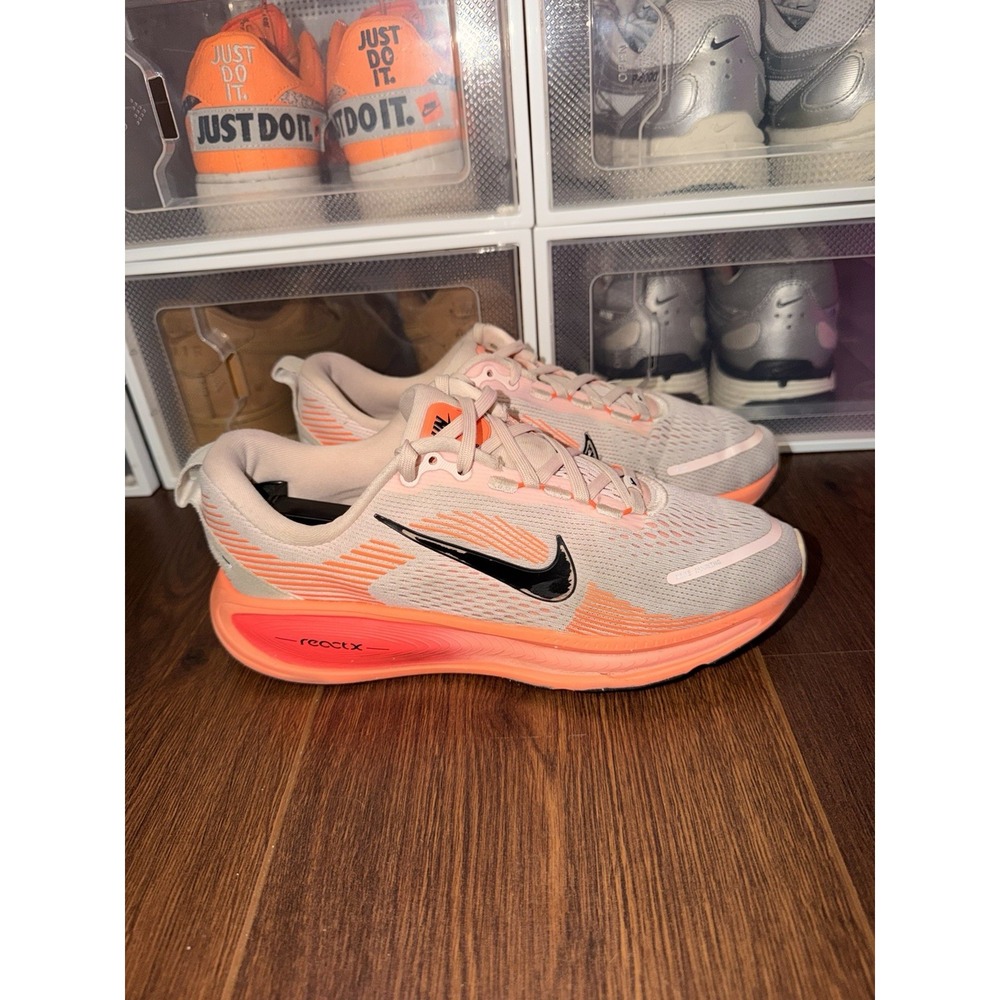Size 6Y - Nike Vomero 18 Running Shoes Pink ReactX HQ2157-600 Athletic